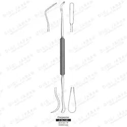 الویتور لوزه دوسر J-34-140 surgicon 22.5CM 8.8MM