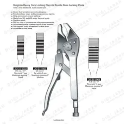 انبر قفلی JO-21-1002 surgicon 17/5cm