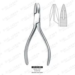 انبردست نوک پهن JO-21-991 surgicon 14cm