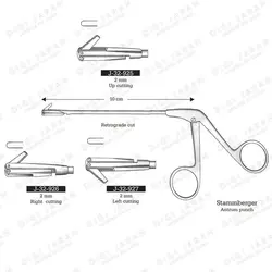 بک بایتر مستقیم لوله ای J-32-925 surgicon