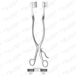 بکمن بلید بلند تیز J-19-301 4*4 surgicon 32cm