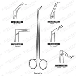 پاتس دیتریچ 25درجه J-22-300 surgicon 18cm
