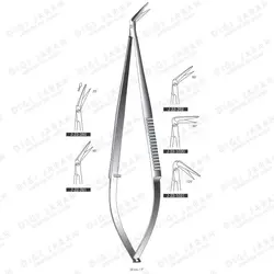 پاتس فنری (گرد/تخت) 60 درجه گلوله دار J-22-262 surgicon 18cm