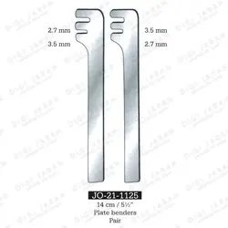 پلاک خم کن (یک جفت) JO-21-1125 surgicon 2.7/3.4mm 14cm