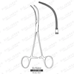 پنس دوبیگی کرو J-27-365 surgicon16 cm De Bakey
