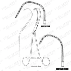 پنس عروقی لامبرت کای J-27-416 surgicon