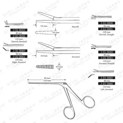 پنس کروکودیل گوش ظریف J-31-3000 surgicon