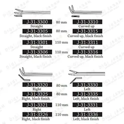 پنس کروکودیل گوش ظریف بی عاج سربالا J-31-3310 surgicon