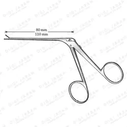 پنس کروکودیل گوش ظریف سربالا مشکی J-31-3315 surgicon