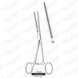 پنس عروقی خم کولی J-27-459 surgicon 17cm