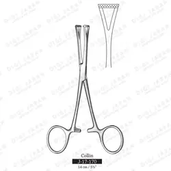 پنس مثلثی کولین J-17-170 surgicon 14cm