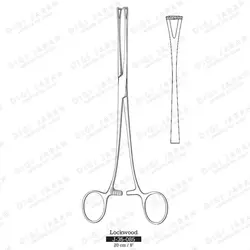 پنس مثلثی لوک وود J-35-085 surgicon 20cm