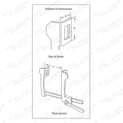 توراکس فینوچیتو J-28-392A surgicon73*65*170 mm