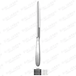 چاقوی کالبد شکافی دو لبه J-15-182 surgicon