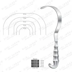 دیور دسته دار J-19-050 surgicon 38mm
