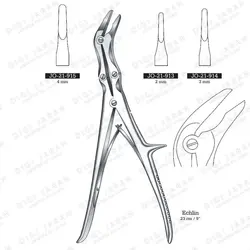 رانژور کلاغی دبل اکشن JO-21-915 surgicon 23cm 4mm