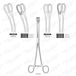 رینگ فورسپس کرو J-20-766 surgicon 18cm