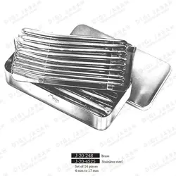 ست بوژی یکطرفه 4تا17 - 14 تیکه J-20-248 surgicon