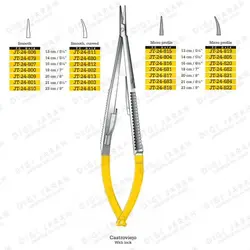 سوزنگیر کاستروویجیو قفل دار کرو JT-24-821 surgicon 20cm TC