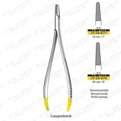 سوزنگیر لانگین بک JT-24-677 surgicon 18 cm TC