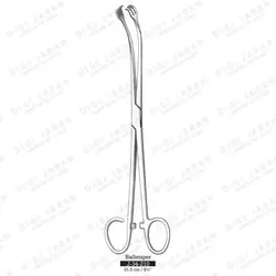 فورسپس لوزه گیر شش شاخ کرو J-34-210 surgicon 21.5cm