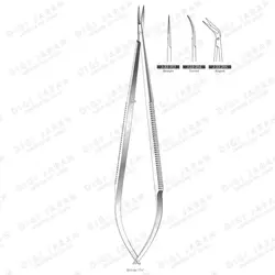 قیچی چشمی قفل دار راست J-24-255 surgicon 14cm