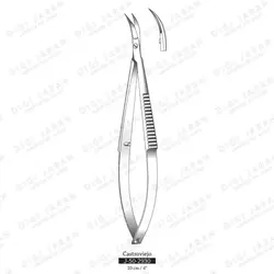 قیچی چشمی کرو دوسر تیز J-50-2930 surgicon 10cm