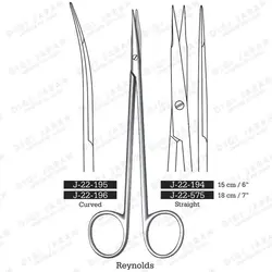 قیچی رینولد J-22-195B surgicon B/B 15CM