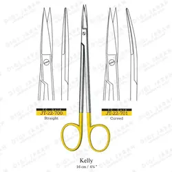 قیچی کلی راست JT-22-700 surgicon 16cm TC