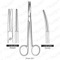 قیچی گری گوری کرو J-22-204 surgincon 14cm