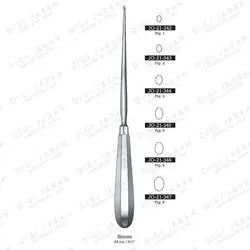 کورت استخوان دسته فلزی JO-21-345 Surgicon 24cm fig:4