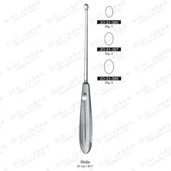 کورت استخوان دسته فلزی JO-21-367 SURGICON 21cm fig:2