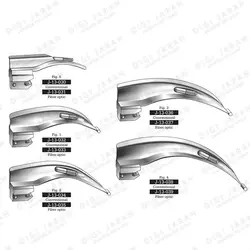 لارنگ بزرگسال فایبر اپتیک چهار تیغ J-13-152 surgicon mclntoch