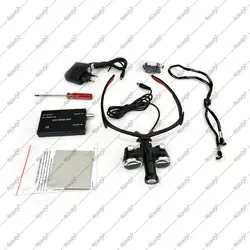 لوپ چشمی نور دار SURGICON BLACK 2.5X