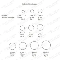 لوله تراکستومی استیل J-26-230 surgicon No:12-FIG:8