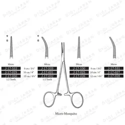 موسکیتو راست J-17-530 surgicon 9cm