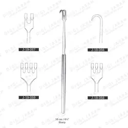 هوک سه شاخ تیز J-19-058 surgicon 16cm