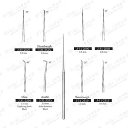 هوک گوش بلانت 90 درجه J-31-2535 surgicon 3MM