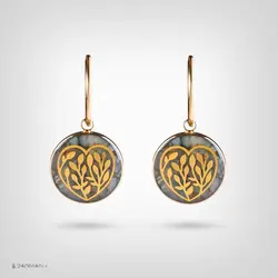 گوشواره قلب سبز