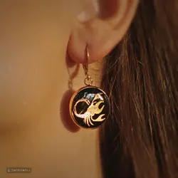 گوشواره نماد ماه آبان