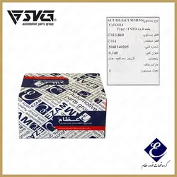 پیستون کامیون دانگ فنگ ( 2 سوپاپه ) با ملحقات کامل با بوش پشت کروم عظام