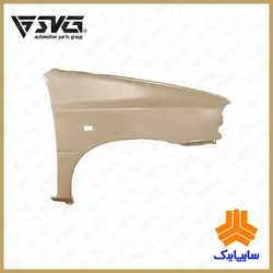 گلگیر جلو راست لبه کوتاه با سوراخ راهنما پراید سایپا یدک