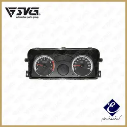 جلو آمپر 2AB-X100-IPD2 ( طرح میانی ) ( دایال مشکی ) ( کیلومتر شمار کامل ) پراید عظام