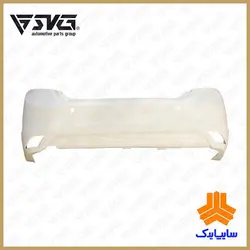 پوسته سپر عقب سفید با سوراخ سنسور پارک ساینا-سایپا یدک