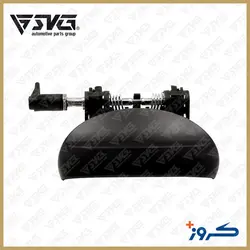 مجموعه دستگیره دربازکن بیرونی در عقب راست رانا مشکی کروز