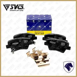 لنت ترمز چرخ عقب دیسکی با pad spring (طرح کروز) (دست 4 عددی) پژو پارس تکستار TEXTAR ایساکو