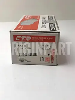لنت ترمز جلو CTR مدل CKT-68 مناسب برای تویوتا یاریس
