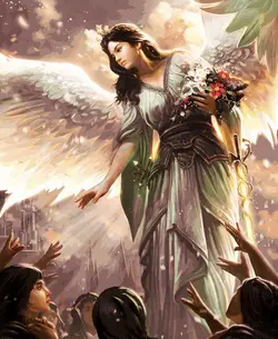 نخ و نقشه تابلوفرش الهه مهربانی