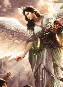 نخ و نقشه تابلوفرش الهه مهربانی