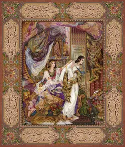 نخ و نقشه یوسف و زلیخا در آیینه شاعران